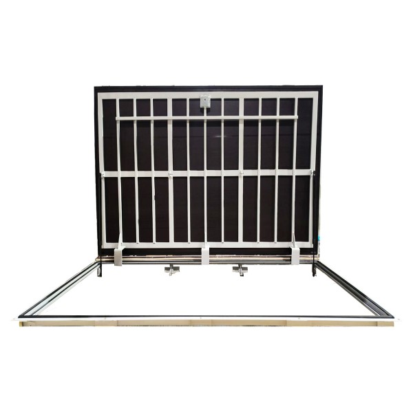 Gulvluke Rustfritt stål 80 cm x 120cm "H"  inngangsdør for innendørs og utendørs