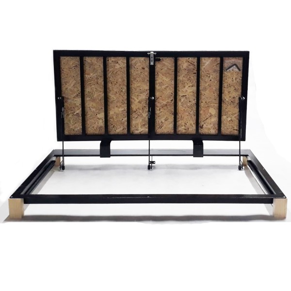 Gulvluke 73 cm x 200 cm "H" av stål Gulvluke 73 cm x 200 cm "H" av stål