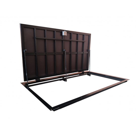Gulvluke 70cm x 90cm H fra stål (innendørs)