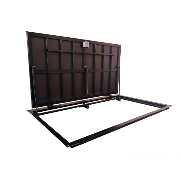 Gulvluke 70cm x 90cm H fra stål (innendørs)