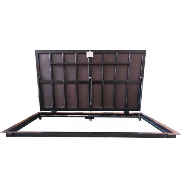 Gulvluke 70cm x 90cm H fra stål (innendørs)